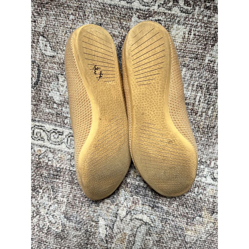 Allbirds Tree Breezers Knit Ballet Flats 8.5 Beige Tan Slip On Comfort Minimal - Picture 9 of 11